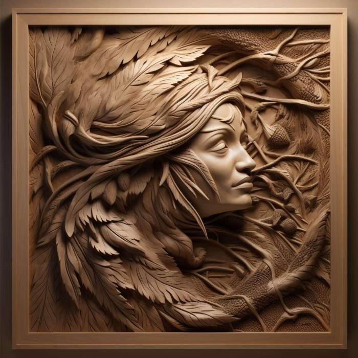 نموذج ثلاثي الأبعاد لآلة CNC 3D Art 